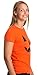 JACK O' LANTERN PUMPKIN Ladies' T-shirt / Easy Halloween Costume Fun Tee, Orange, X-Large