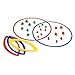 Learning Resources Sorting Circles, Set of 6 Sorting Circles, Venn Diagram, Ages 6+