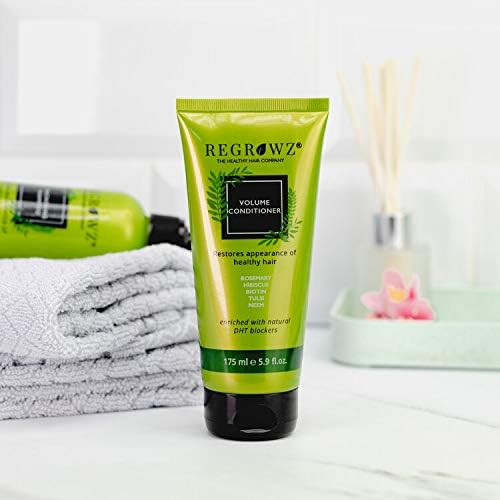 Regrowz Volume Conditioner 200ml, Biotin Hair Thickening Conditioner for Fine & Thinning Hair