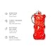 Gummygoods Gummy Bear Bite-Sized Light Up Keychain ? Tummy-Squeeze LED Light - Kids, Accessories, Backpack, Purse, Key Ring, Party Favors (Red)