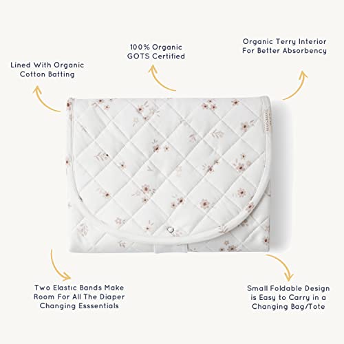 Makemake Organics Organic Portable Changing Pad GOTS Certified