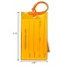 7 Pack TravelMore Luggage Tags for Suitcases, Flexible Silicone Travel ID Identification Labels Set for Bags & Baggage – Yellow