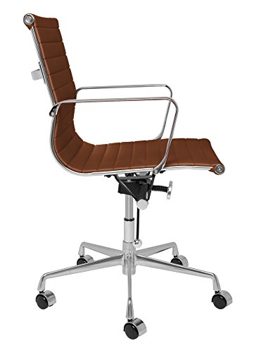 Laura Davidson Furniture SOHO Ribbed Management Office Chair (Brown