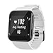 ANCOOL Compatible with Forerunner 35 Bands Soft Silicone Watch Band Sport Strap Replacement for Forerunner 35 Smartwatch (White)