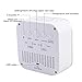 COBOOT Digital Alarm Clock Rechargeable, Samshow Small Desk Clock with Temperature, Humidity, Week 12/24h Display, Snooze, Travel Clocks for Teens, Kids (White)
