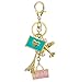 Lady Gift Rhinestone Travel Crystal Keychain Car Key Chain Purse Pendant Handbag Charm Sweater Chain