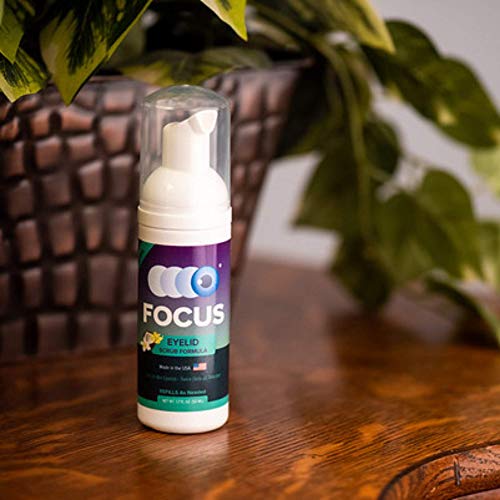 Focus Eyelid Scrub Formula Eyelid Scrub Cleaner AllNatural Foaming
