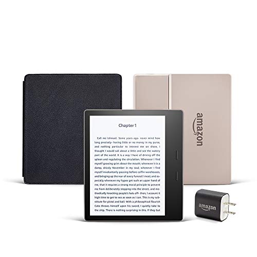 Kindle Oasis Essentials Bundle including Kindle Oasis 7