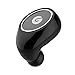 LOSENCE Mini Bluetooth Earpiece Invisible Smallest Wireless Bluetooth Headset In-Ear Car Single Radio Headphone with Mic Sweat Proof 6H Playtime Earbud for iPhone,Laptop,Samsung Galaxy(1pcs Black)