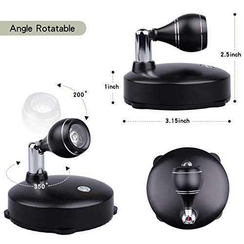 Wireless Spotlight Indoor, Battery Operated Accent Lights Art Lights