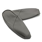 Ezzy Auto Gray Leather Armrest Arm Rest Cover Upholstery For 2007 2008 2009 Honda CR-V 4-Door
