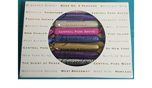 Bond No. 9 New York Mini Bon-Bon Box Of 9 Pocket Spray Flacons, Assorted Scents, Each .057 Oz (607710047600)
