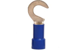 HILLSDALE TERMINAL 16-14 AWG Vinyl Insulated #6 Stud Hook Terminal (100/Pkg.)