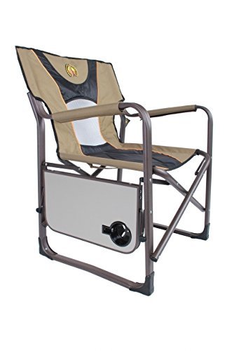 Bushtec Adventure Charlie 440 Canvas Camping Directors Chair for Camping or Outfitter.