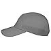 Headsweats Womens Performance Race Hat for Running and Outdoor Lifestyle Baseball Cap, Grey