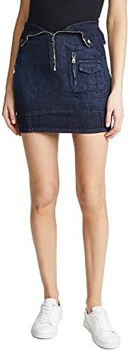 RTA Products RtA Women's Gisele Denim Skirt, Superior Blue, 4