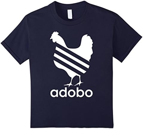 Kids Chicken Adobo T Shirt Funny Filipino Pinoy Humor Philippines 6 Navy