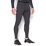 Under Armour Men's ColdGear Armour Compression Leggings, Carbon Heather/Black, Medium