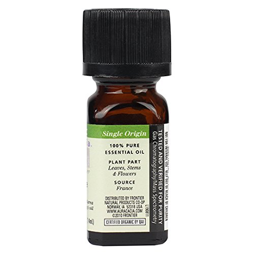 Aura Cacia Organic Essential Oil, Clary Sage, 0.25 Fluid Ounce - Thumbnail 2