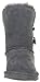 BEARPAW Women's Abigail Winter Boot, Charcoal, 7 M US