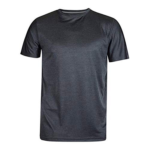 Letdown_Men tops Men Tshirts Short Sleeve 5-Pack Quick-Dry Moisture Wicking Active Athletic Tech Performance Sportswear