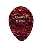 Fender 354 Shape Classic Celluloid Picks (12 Pack) for electric guitar, acoustic guitar, mandolin, and bass