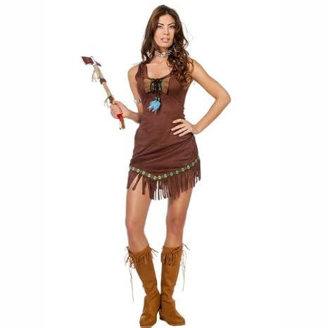 PARTY DISCOUNT NEU Damen-Kostüm Indianerin Lomasi Gr. 36