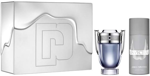 Paco Rabanne Invictus EDT Spray 100ml & Deodorant Spray 150ml Set Men's