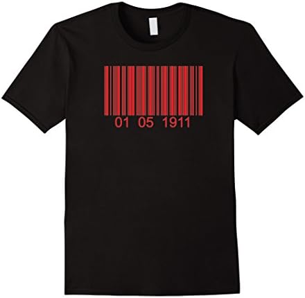 Mens Kappa Alpha Psi 01.15.1911 Nupe Barcode T-Shirt Large Black