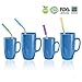 Stainless Steel Straws Ultra Long 10.5 Inch Drinking Metal Straws with Straws Carrying Case For Tumblers Rumblers Cold Beverage (8 Straight|8 Bent|4 Brushes|16 Silicone Tips)