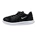 Nike Boy's Flex 2017 RN (TDV) Running Shoes (10 Toddler M, Black/Metallic Silver)