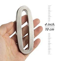 HASWARE 4 Inch Self Adhesive House Number, Modern