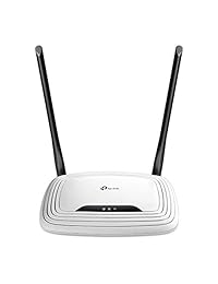 TP LINK, enrutador de WiFi inalámbrico, Negro, blanco