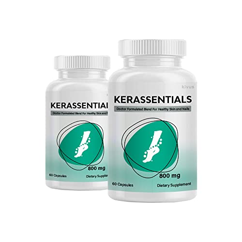(2 Pack) Kerassentials, Kerassentials Formulated Blend for Skin & Nails (120 Capsules)