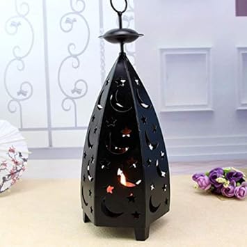 Amazon De Iejsa Kerzenstander Schlafzimmer Kuche Wohnzimmer Teelicht Kerzenstander Hangende Laterne