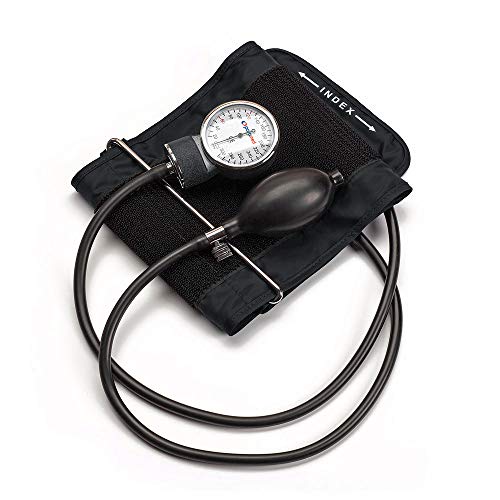 Paramed Aneroid Sphygmomanometer Manual Blood Pressure Cuff With Universal Cuff 8 7 16 5 And D Ring Carrying Case In The Kit Black Stethoscope Not Included In Saudi Arabia Whizz Sphygmomanometers