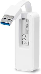 TP-Link UE300 USB 3.0 Gigabit Ethernet Adapter 10/100/1000 Mbps White view 2