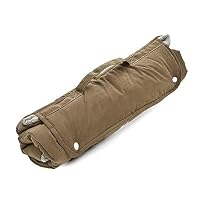 Sunny-Aha Pet Dog Bed|Foldable Soft Portable Pet Cushion Convenience Carry Thick Travel Essential,Coffee,100X65Cm