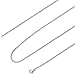 Heraculs Stainless Steel Necklace, 1MM Mens Womens Box Link Chain 16 Inch