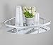 niceeshop Wall Mounted Bathroom Organizer, (TM) Multi-function Storage Shelf with Hair Dryer Holder Rack (Style 4)