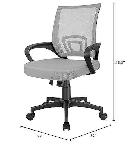 Furmax Office Chair Ergonomic Desk Chair Mesh Computer Chair, Mid Back  Swivel Task Chair Executive Chair with