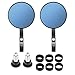kemimoto Motorcycle Handlebar Bar End Mirrors Rearview Mirror Universal 7/8" Handle Round for Suzuki Honda Kawasaki Scooters DUCATI Aprilia