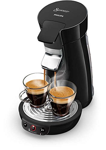 PHILIPS HD6563 / 63 SENSEO Viva - Schwarze Kaffeepadmaschine + 2 Tassen und 6 Monate Entkalker inklusive – Bild 4