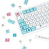 125 Keys Pixel Gaming Custom Keycaps, PBT XDA