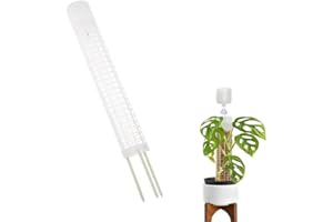Quhoxdye1PCS Adjustable Moss Pole Watering Dripper Self Watering Planter Insert with Flow Control Plastic Moss Pole for Plant