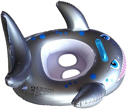 Uleade Baby Swim Float Seat,Animal Shaped Boat Pool Ring Seat For Kids Baby Child Toddler Infant,(Grey Shark)