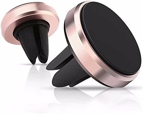 Magnetic Cellphone Holder by GEARS GADGETS , Car Mount, Magnetic Air Vent Phone Mount, Car Magnetic Holder, Phone Magnetic Mount (ROSE GOLD)