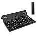 BATTOP New Generation Foldable Portable Bluetooth Keyboard with Kickstand Universal for iOS Android Windows, Black