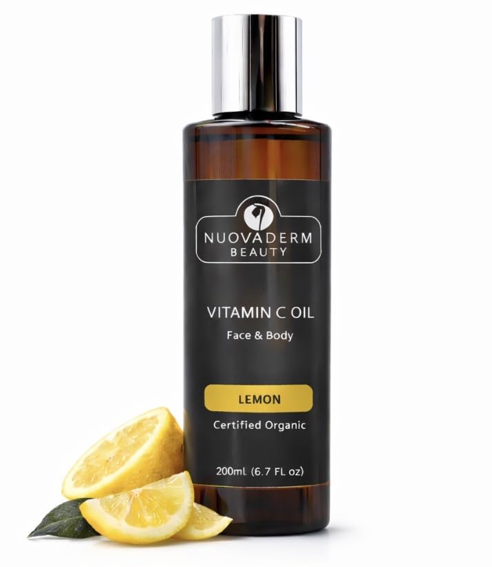 Photo 1 of ***PAPAYA*** Organic Vitamin C Body Oil – Face & Body Moisturizer with Lemon Extract & Vitamin E, Anti-Aging Oil for Wrinkles & Dry Skin, Naturally Brightens, Firms & Restores Radiance – All Skin Types – 6.7 oz