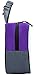 Clear Travel Toiletry Bag, Cosmetic Bag, Quart Sized Packing Organizer (Purple)